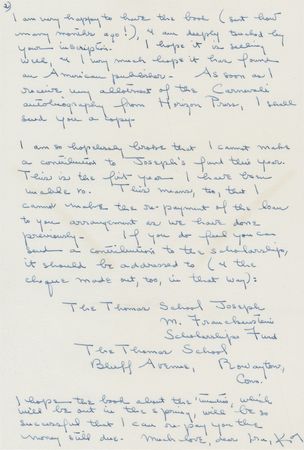 Lot #625 Kay Boyle Autograph Letter Signed - Image 2