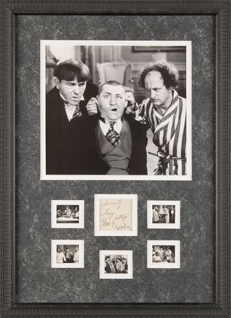 Lot #996 Three Stooges Signatures - Image 1