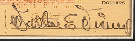 Lot #564 Walt Disney Signed Check - Image 3