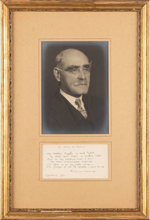 Lot #612 Rudyard Kipling Original Handwritten Poem - 'A Song of Kabir' or 'The Prayer' - Image 1
