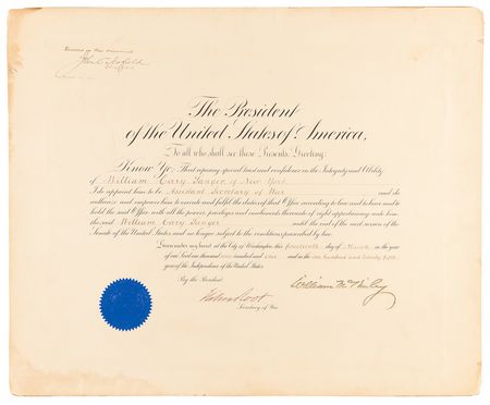 Lot #101 William McKinley Document Signed as President - Image 1