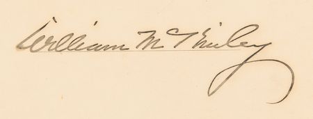 Lot #101 William McKinley Document Signed as President - Image 2