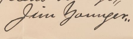 Lot #226 Jim Younger Autograph Letter Signed from Minnesota State Prison - 