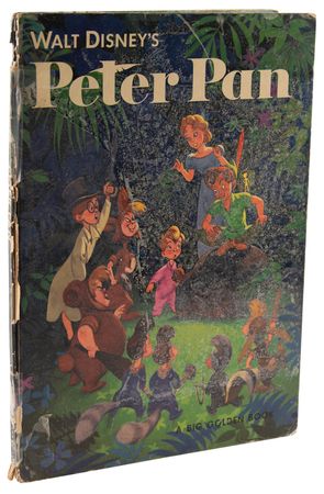 Lot #565 Walt Disney Signed Big Golden Book - Walt Disney's Peter Pan - Image 3