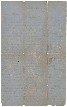 Lot #409 Civil War: Confederate Soldier's Letter on the Siege of Petersburg - Image 1