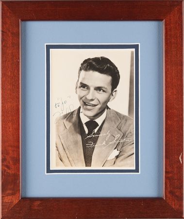 Lot #983 Frank Sinatra Signed Photograph - Image 1