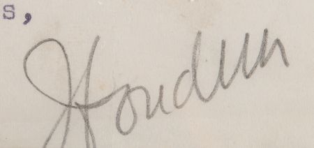 Lot #853 Harry Houdini Typed Letter Signed from Boston's Majestic Theatre During His Final Magic Tour - Image 3