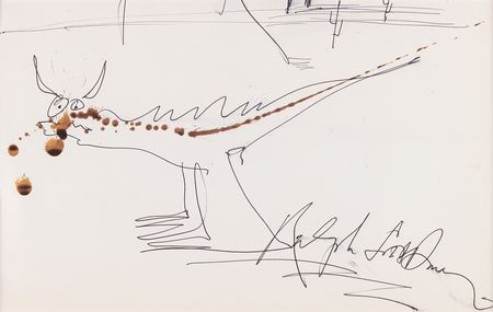 Lot #556 Ralph Steadman Original Artwork - Image 2