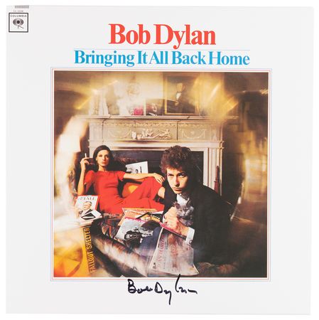 Lot #673 Bob Dylan Signed Album - Bringing It All Back Home - Image 1