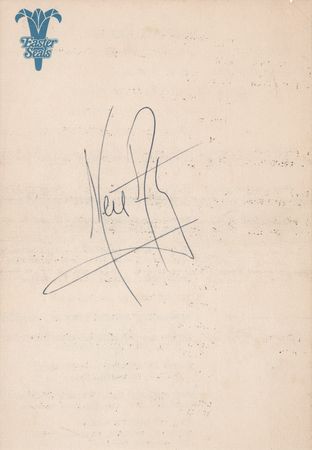 Lot #519 Neil Armstrong Signature - Image 1