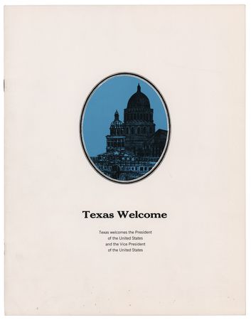 Lot #286 Kennedy Assassination: Texas Welcome Program and Invitation - Image 2