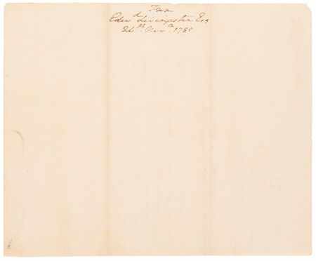 Lot #2 George Washington Handwritten Docketing Notation (November 26, 1785) - Image 3