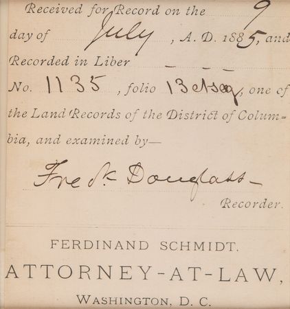 Lot #265 Frederick Douglass Signature - Image 2