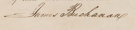 Lot #33 James Buchanan Document Signed as Secretary of State - Image 3