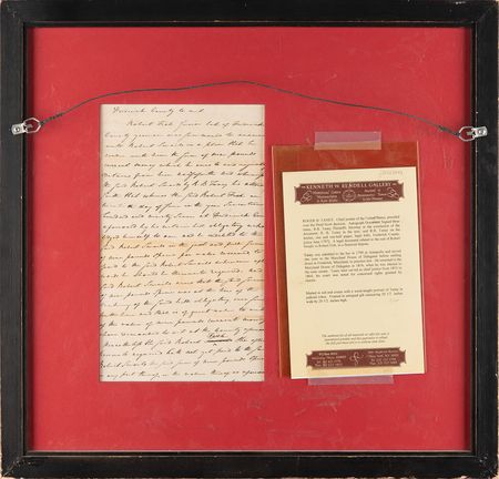 Lot #315 Roger B. Taney Autograph Document Signed Three Times - Image 2