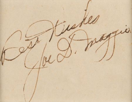 Lot #1019 DiMaggio Brothers (3) Signatures - Image 2