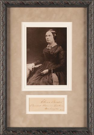 Lot #248 Clara Barton Signature as 