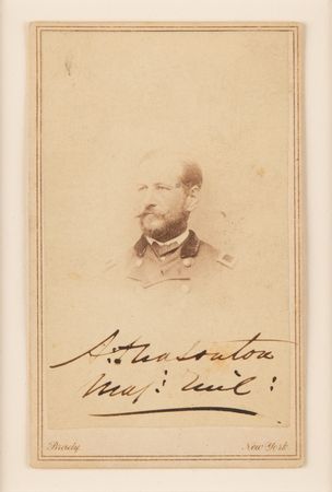 Lot #457 Alfred Pleasanton Signed Photograph - Image 2