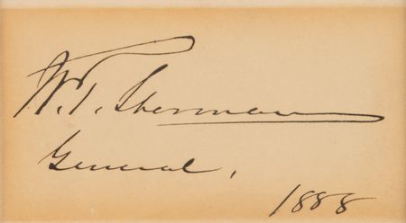 Lot #465 William T. Sherman Signature - Image 2