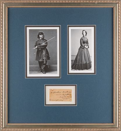 Lot #356 Pauline Cushman Signature - 