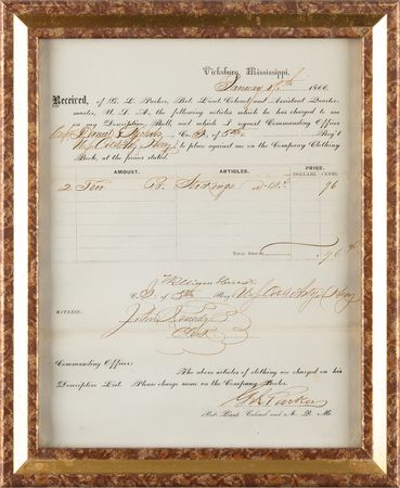 Lot #475 Vicksburg: 5th United States Colored Heavy Artillery Regiment (3) Documents - Image 4