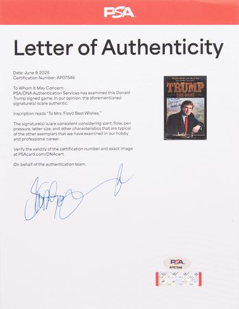Lot #139 Donald Trump Signed Board Game - Trump: The Game by Milton Bradley - Image 4