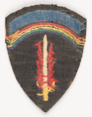 Lot #22 Dwight D. Eisenhower Signed 'Shoulder Sleeve Insignia' Presentation Sheet - Dated One Day Before Germany's Unconditional Surrender (May 6, 1945) - Image 4