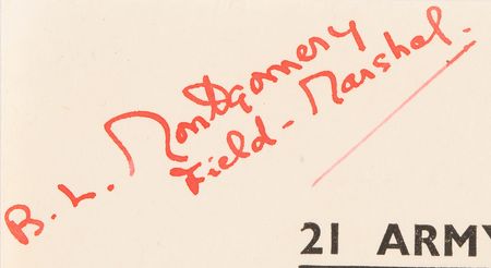 Lot #371 Montgomery of Alamein War-Dated Document Signed and Dated to ‘Victory in Europe Day’ (May 8, 1945) - Image 2