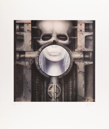 Lot #770 Emerson, Lake, and Palmer: H. R. Giger Signed Lithograph (Ltd. Ed. #AP 7/20) - 22.5˝ x 26.5˝ - Image 1