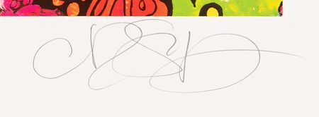 Lot #762 Cream: Martin Sharp Signed Lithograph (Ltd. Ed. #AP 7/20) - 22.5˝ x 26.5˝ - Image 2