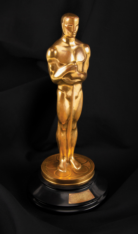 Lot 7094 Academy Award for Best Cinematography (1930) - Oscar Statuette Presented to Clyde De Vinna for for White Shadows in the South Seas
