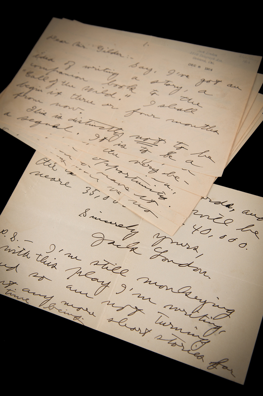 Lot 7060 Jack London 'White Fang' Archive, with Autograph Letter Signed and Publishing Agreement: 