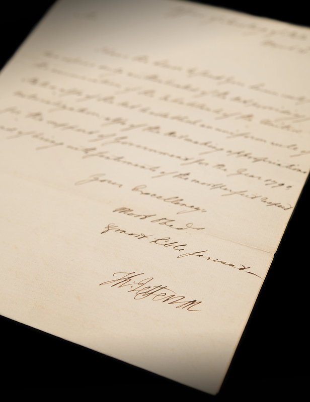 Lot 7001 Thomas Jefferson Letter Signed Communicating Acts for the First United States Census and Rules for Granting Citizenship to Immigrants