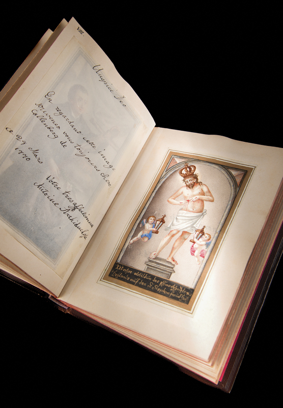 Lot 7028 Marie Antoinette and Sisters Signed Hand-Painted Devotional Miniature Book