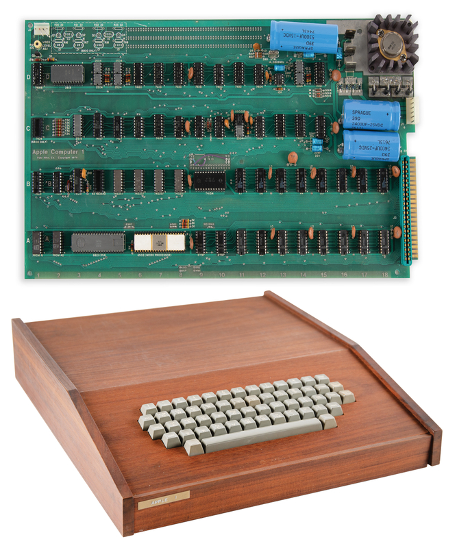 Apple-1 Computer with Rare 'Byte Shop' Wooden Case - A High