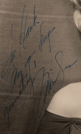 Lot #7091 Marilyn Monroe Signed Oversized Photograph by Frank Powolny - Image 2