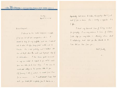Lot #7105 Albert Einstein Typed Letter Signed: 