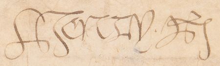 Lot #7025 King Henry VIII Document Signed to the Keeper of the Wardrobe, Directing 