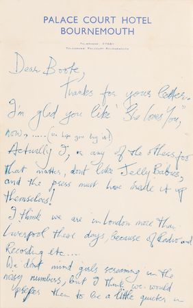 Lot #7088 Beatles: George Harrison Autograph Letter Signed - 