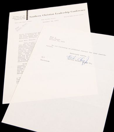 Lot #7047 Martin Luther King, Jr. Typed Letter Signed on Desegregation and the Civil Rights Movement: 