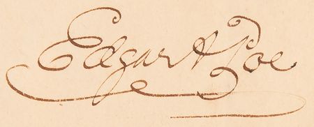 Lot #7055 Edgar Allan Poe Autograph Letter Signed - In the Year of 'The Raven,' Poe Invites a Poet to His East Village Boarding House - Image 2
