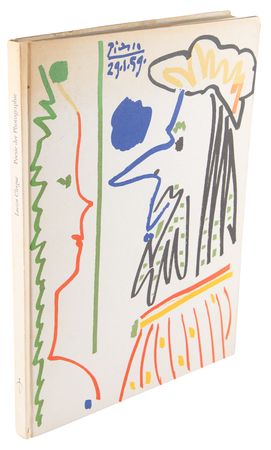 Lot #7066 Pablo Picasso Original Artwork for Lucien Clergue’s 1960 Photobook, Poesie der Photographie - Image 6