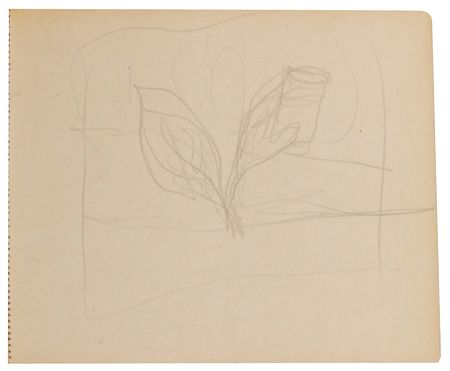 Lot #7067 Rene Magritte's Mid-1940s Sketchbook, 'Le Probleme du Fantome' - Featuring Nearly 50 Original Drawings - Image 14