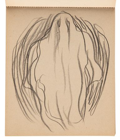 Lot #7067 Rene Magritte's Mid-1940s Sketchbook, 'Le Probleme du Fantome' - Featuring Nearly 50 Original Drawings - Image 15