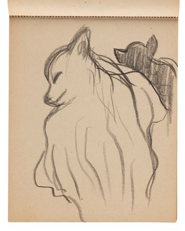 Lot #7067 Rene Magritte's Mid-1940s Sketchbook, 'Le Probleme du Fantome' - Featuring Nearly 50 Original Drawings - Image 16