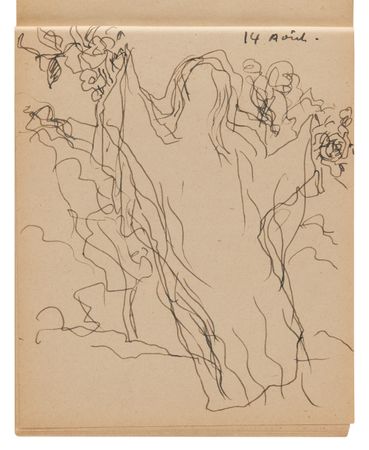 Lot #7067 Rene Magritte's Mid-1940s Sketchbook, 'Le Probleme du Fantome' - Featuring Nearly 50 Original Drawings - Image 18