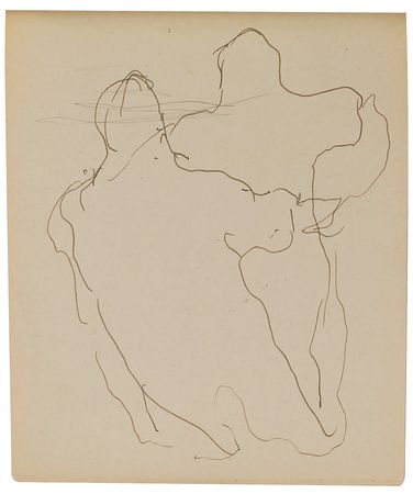 Lot #7067 Rene Magritte's Mid-1940s Sketchbook, 'Le Probleme du Fantome' - Featuring Nearly 50 Original Drawings - Image 9