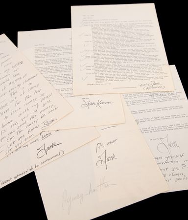 Lot #7062 Jack Kerouac Archive of (6) Signed Letters to Editor Ellis Amburn: 
