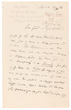 Lot #7039 Max Weber Archive of (5) Autograph Letters Signed on German Politics and the End of World War I: 