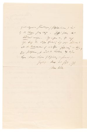 Lot #7039 Max Weber Archive of (5) Autograph Letters Signed on German Politics and the End of World War I: 